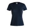 T-shirt blanc en coton épais 180 g/m2 couleur bleu foncé