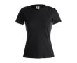 T-shirt blanc en coton épais 180 g/m2 couleur noir