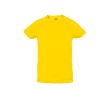 T-shirt personnalisable respirant 135 g/m2 couleur jaune