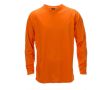 T-shirt unisexe à manches longues 135 g/m2 couleur orange