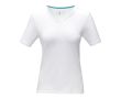 Impression sur t-shirt femme col V 200 g/m2 couleur blanc