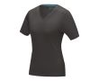 Impression sur t-shirt femme col V 200 g/m2 couleur gris foncé