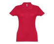Polo avec logo entreprise femme 195 g/m2 couleur rouge