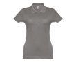 Polo avec logo entreprise femme 195 g/m2 couleur gris foncé