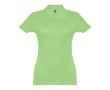 Polo avec logo entreprise femme 195 g/m2 couleur vert clair