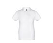 Polos personnalisés pour enfant 195 g/m2 couleur blanc
