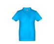Polos personnalisés pour enfant 195 g/m2 couleur cyan