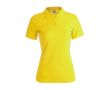 Polo personnalisé pour les femmes 180 g/m2 couleur jaune