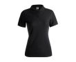 Polo personnalisé pour les femmes 180 g/m2 couleur noir
