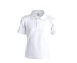 Polo imprimé avec le logo pour enfants couleur blanc