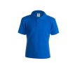 Polo imprimé avec le logo pour enfants couleur bleu