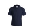 Polo imprimé avec le logo pour enfants couleur bleu foncé