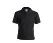 Polo imprimé avec le logo pour enfants couleur noir