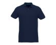 Polo écologique en tissu bio certifié 220 g/m2 couleur bleu marine
