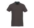 Polo écologique en tissu bio certifié 220 g/m2 couleur gris foncé