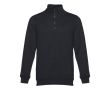 Pulls avec fermeture éclair 1/4 320 g/m² couleur noir
