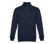 Pulls avec fermeture éclair 1/4 320 g/m² couleur bleu marine