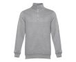 Pulls avec fermeture éclair 1/4 320 g/m² couleur gris