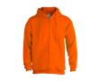 Veste à capuche personnalisée 280g/m2 couleur orange
