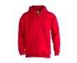 Veste à capuche personnalisée 280g/m2 couleur rouge