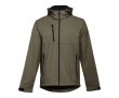 Veste personnalisée soft Shell 280 g/m2 couleur vert militaire