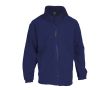 Veste polaire personnalisée chaude 280g/m2 couleur bleu marine