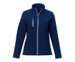 Veste personnalisée soft Shell femme 250 g/m2 couleur bleu marine