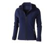 Veste soft Shell avec logo femme 300 g/m2 couleur bleu marine