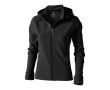 Veste soft Shell avec logo femme 300 g/m2 couleur gris foncé