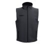 Gilet personnalisé soft Shell sans manches couleur noir