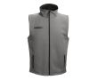 Gilet personnalisé soft Shell sans manches couleur gris foncé