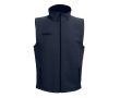 Gilet personnalisé soft Shell sans manches couleur bleu marine