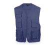 Gilet multipoches pas cher couleur bleu marine