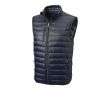 Bodywarmer duvet léger publicitaire couleur bleu marine
