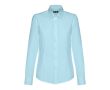 Chemise pour femme à manches longues couleur bleu ciel