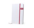 Carnet de notes avec clé USB intégrée couleur rouge