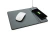 Tapis de souris avec chargeur sans fil couleur noir