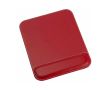 Tapis de souris en cuir avec repose-poignet couleur rouge