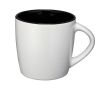 Tasse avec extérieur blanc et intérieur coloré couleur noir