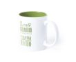 Tasse originale gravée au laser couleur vert