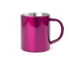 Mug en acier inoxydable coloré couleur rose