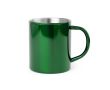 Mug en acier inoxydable coloré couleur vert