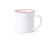 Mug promotionnel au design vintage couleur rouge