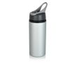 Gourde aluminium personnalisable avec logo couleur gris