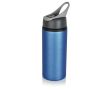 Gourde aluminium personnalisable avec logo couleur bleu