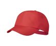 Casquette écologique personnalisable couleur rouge