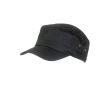 Casquette avec style militaire en coton couleur noir