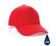 Casquettes personnalisables écologiques couleur rouge
