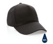 Casquette fabriquée en coton recyclé couleur noir