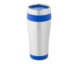 Mug isotherme publicitaire bicolore couleur bleu
